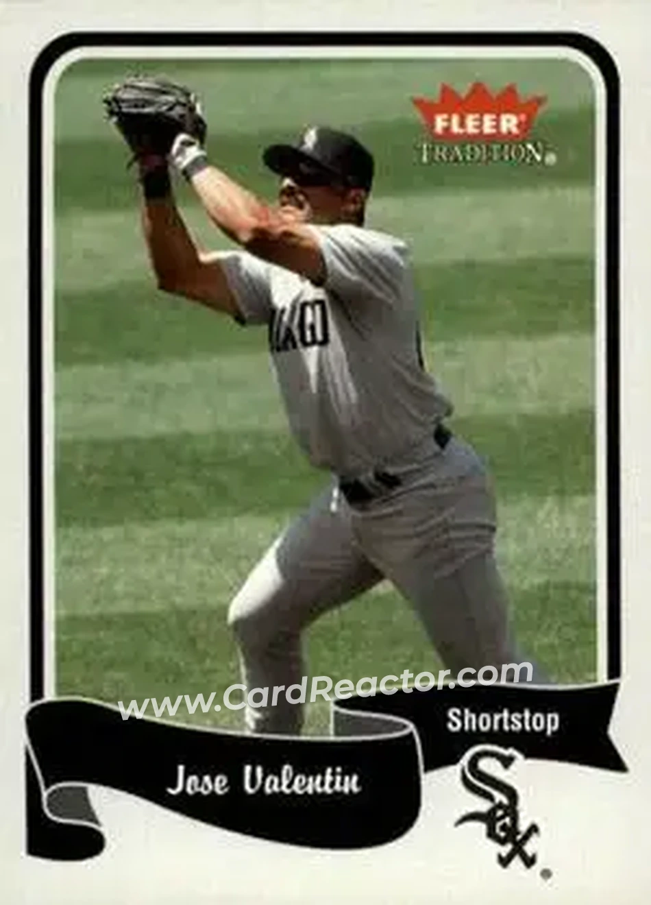 2004 Fleer Tradition #119 - Jose Valentin - Chicago White Sox - Front 2004 Fleer Tradition #119 - Jose Valentin - Chicago White Sox - Front