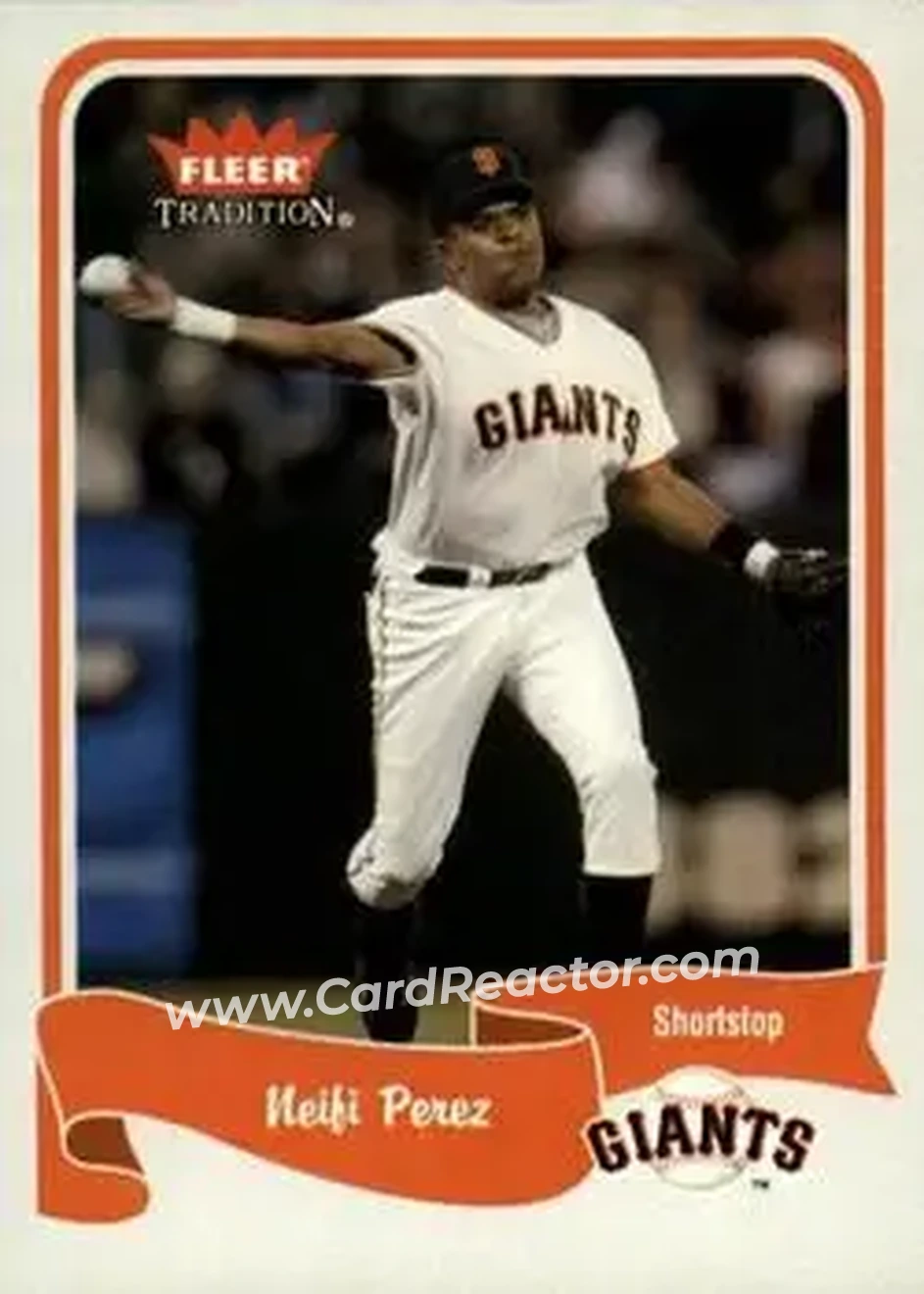 2004 Fleer Tradition #126 - Neifi Perez - San Francisco Giants - Front