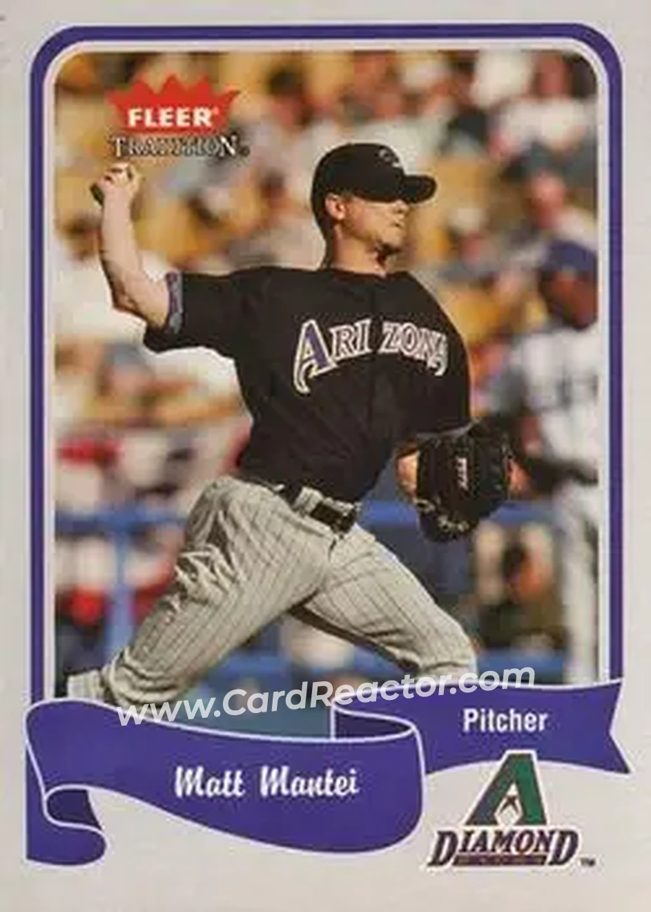 2004 Fleer Tradition #133 - Matt Mantei - Arizona Diamondbacks - Front