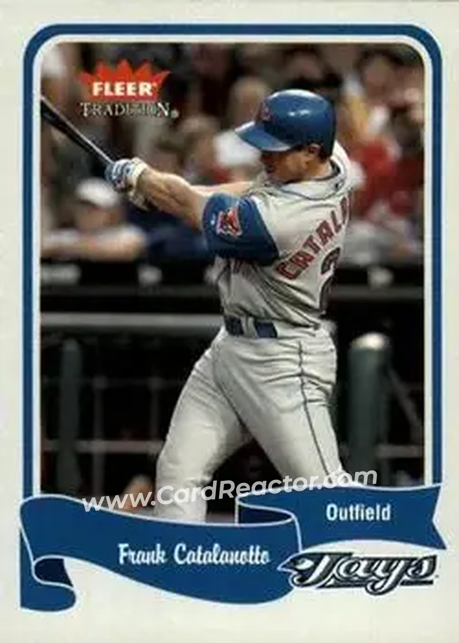 2004 Fleer Tradition #137 - Frank Catalanotto - Toronto Blue Jays - Front 2004 Fleer Tradition #137 - Frank Catalanotto - Toronto Blue Jays - Front