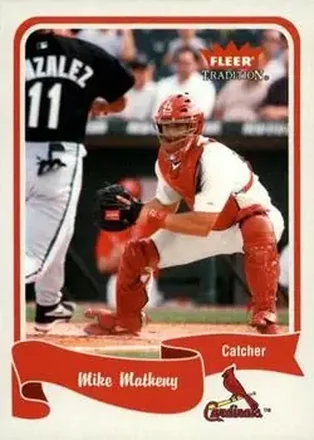 2004 Fleer Tradition #147 - Mike Matheny - St. Louis Cardinals