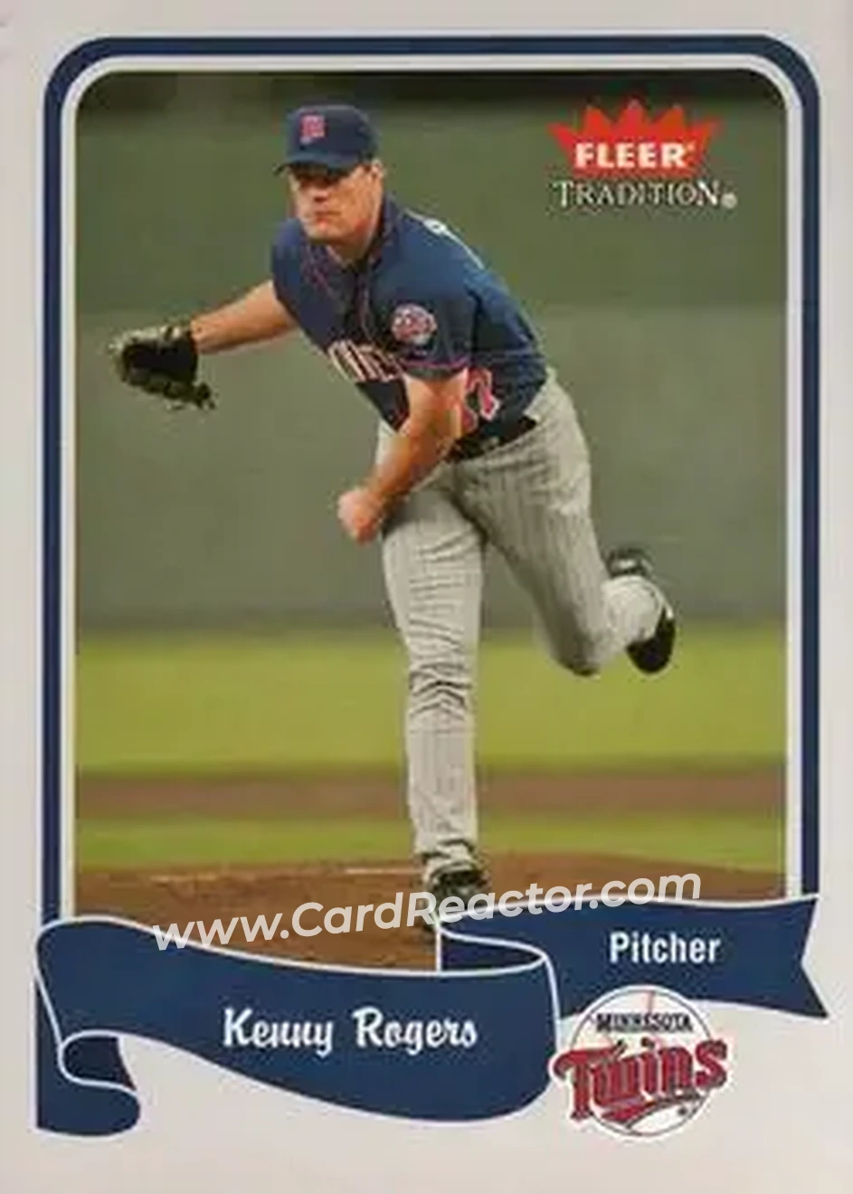 2004 Fleer Tradition #378 - Kenny Rogers - Minnesota Twins - Front