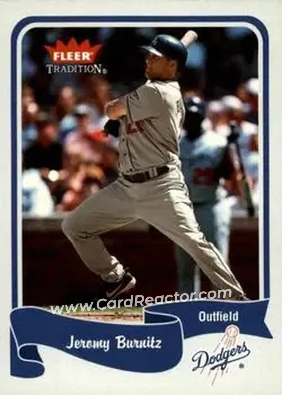 2004 Fleer Tradition #380 - Jeromy Burnitz - Los Angeles Dodgers - Front 2004 Fleer Tradition #380 - Jeromy Burnitz - Los Angeles Dodgers - Front