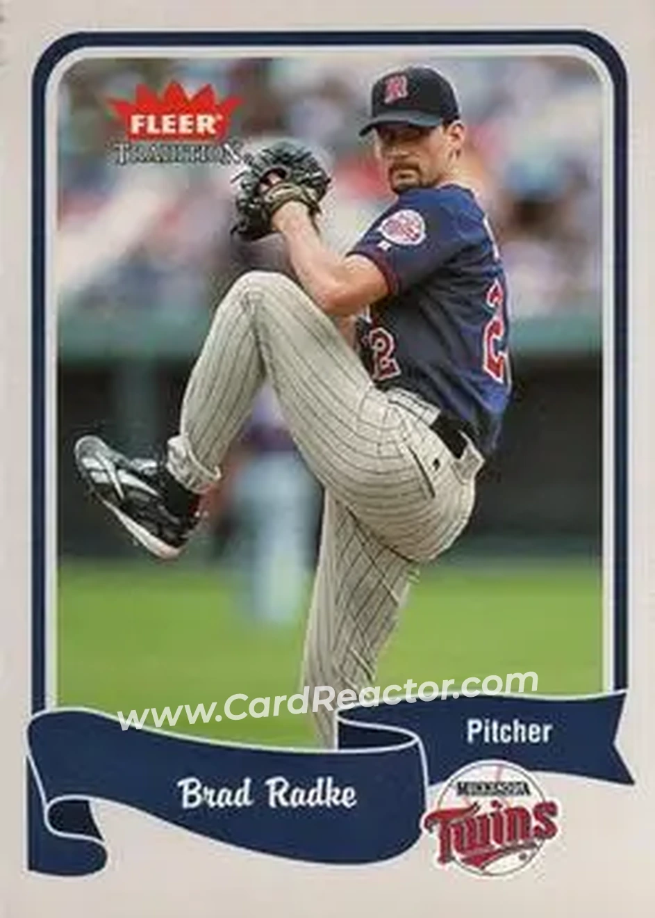 2004 Fleer Tradition #384 - Brad Radke - Minnesota Twins - Front 2004 Fleer Tradition #384 - Brad Radke - Minnesota Twins - Front