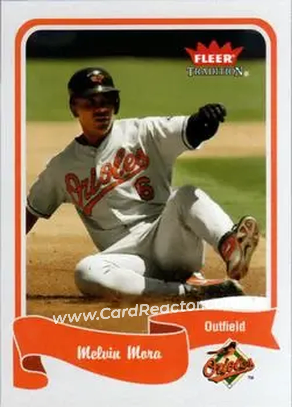 2004 Fleer Tradition #387 - Melvin Mora - Baltimore Orioles - Front