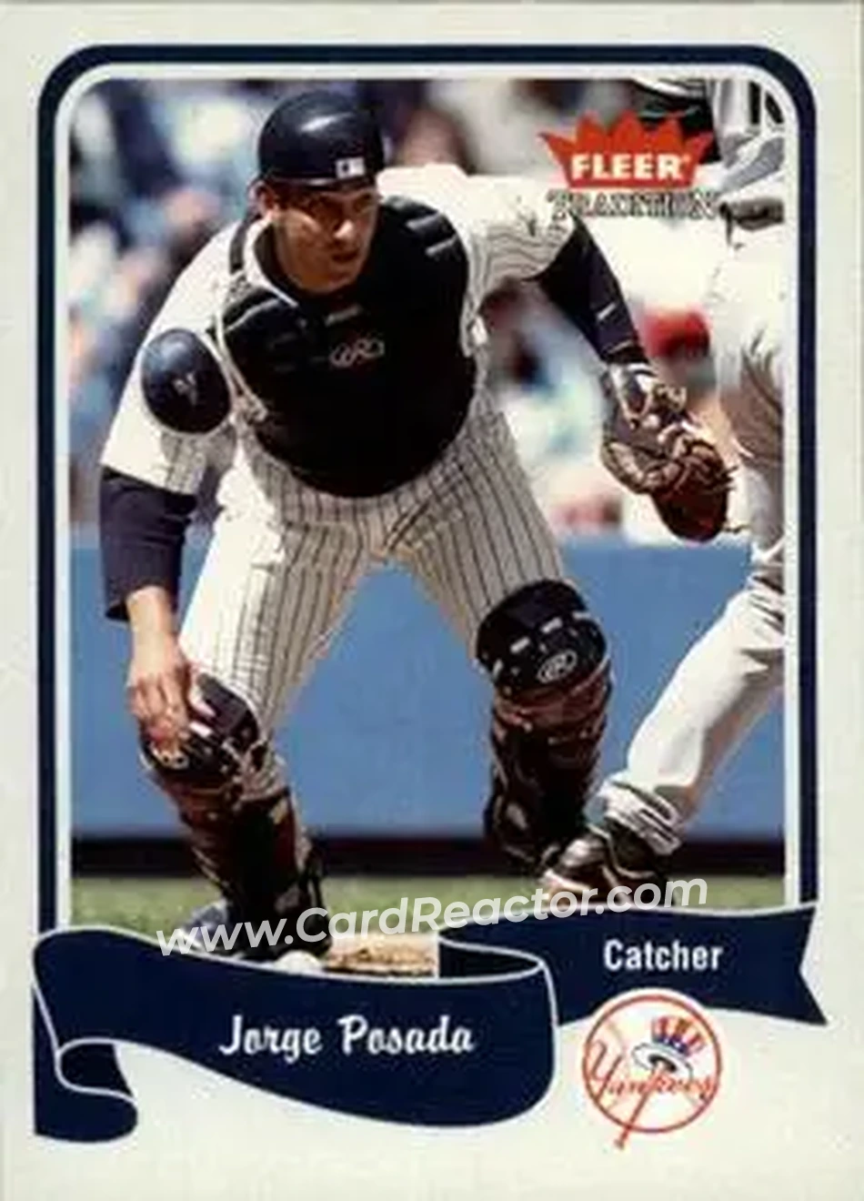 2004 Fleer Tradition #394 - Jorge Posada - New York Yankees - Front 2004 Fleer Tradition #394 - Jorge Posada - New York Yankees - Front