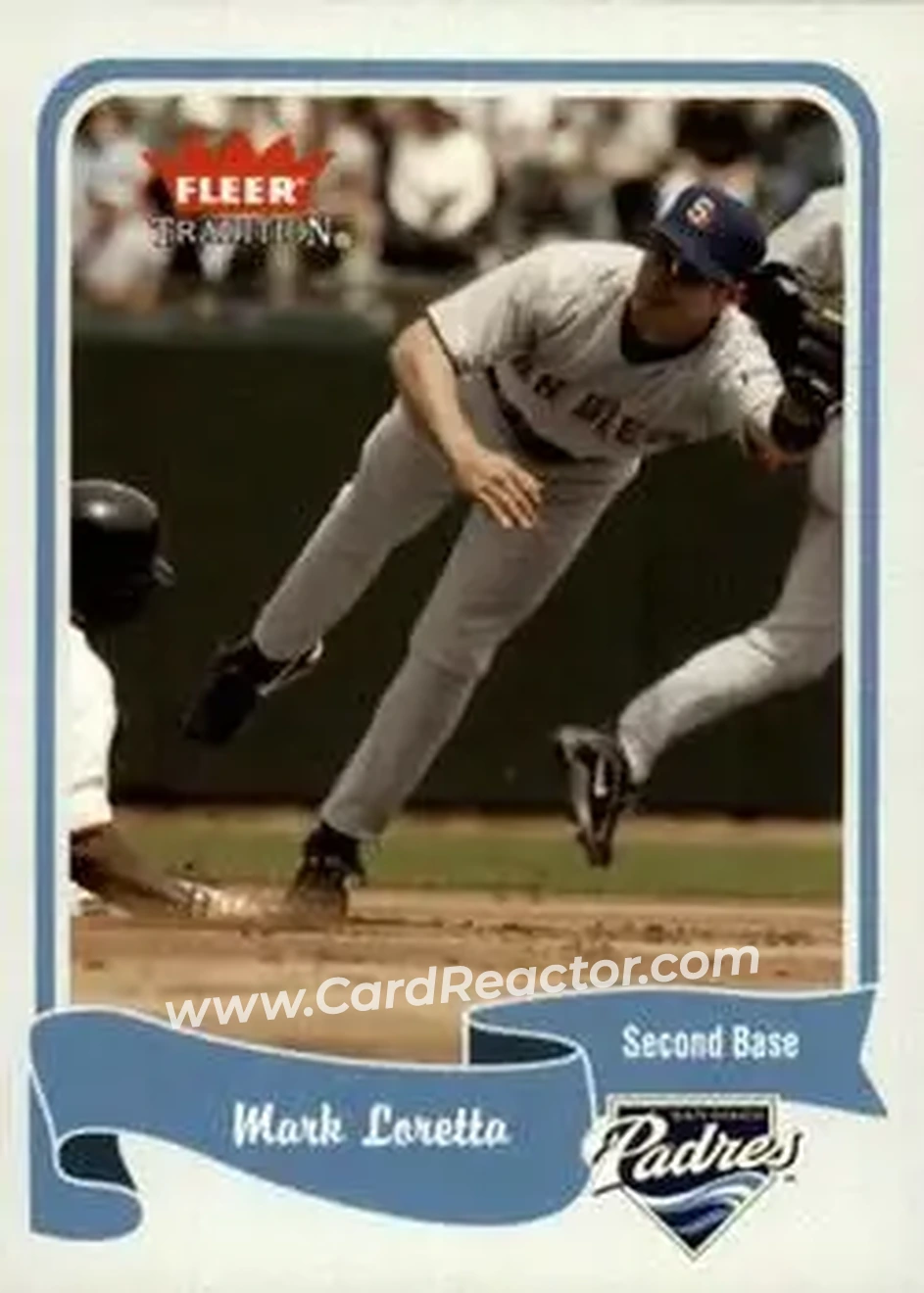 2004 Fleer Tradition #397 - Mark Loretta - San Diego Padres - Front 2004 Fleer Tradition #397 - Mark Loretta - San Diego Padres - Front