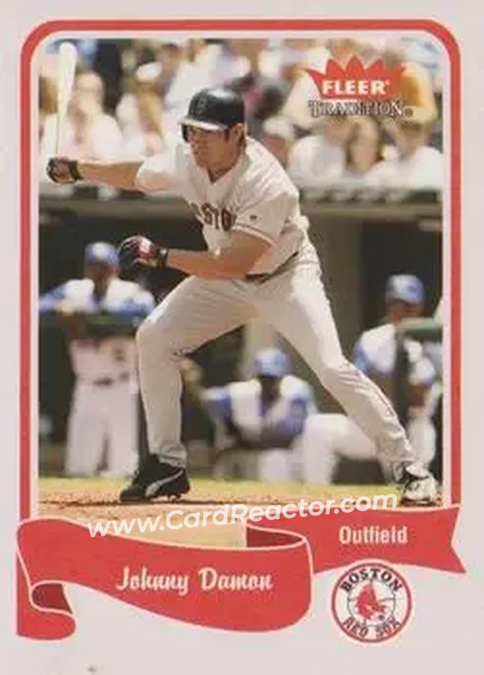2004 Fleer Tradition #403 - Johnny Damon - Boston Red Sox - Front