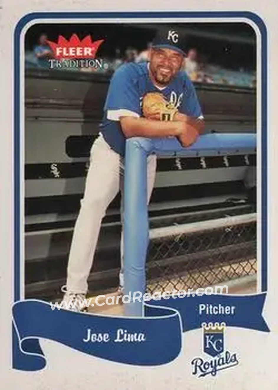 2004 Fleer Tradition #410 - Jose Lima - Kansas City Royals - Front 2004 Fleer Tradition #410 - Jose Lima - Kansas City Royals - Front