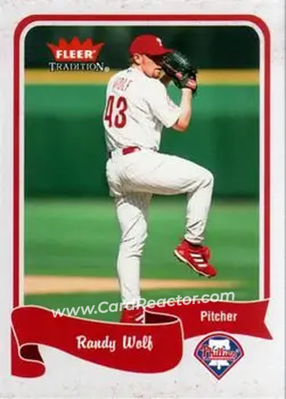 2004 Fleer Tradition #416 - Randy Wolf - Philadelphia Phillies - Front 2004 Fleer Tradition #416 - Randy Wolf - Philadelphia Phillies - Front