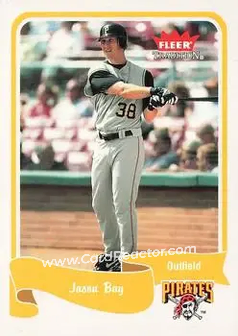 2004 Fleer Tradition #417 - Jason Bay - Pittsburgh Pirates - Front 2004 Fleer Tradition #417 - Jason Bay - Pittsburgh Pirates - Front