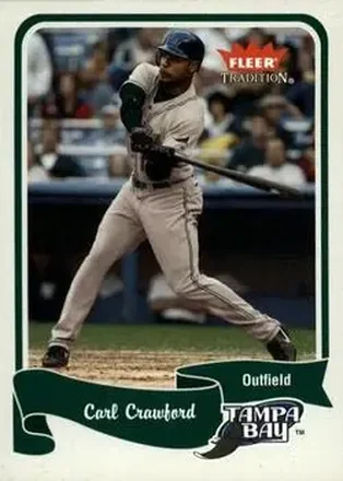 2004 Fleer Tradition #421 - Carl Crawford - Tampa Bay Devil Rays