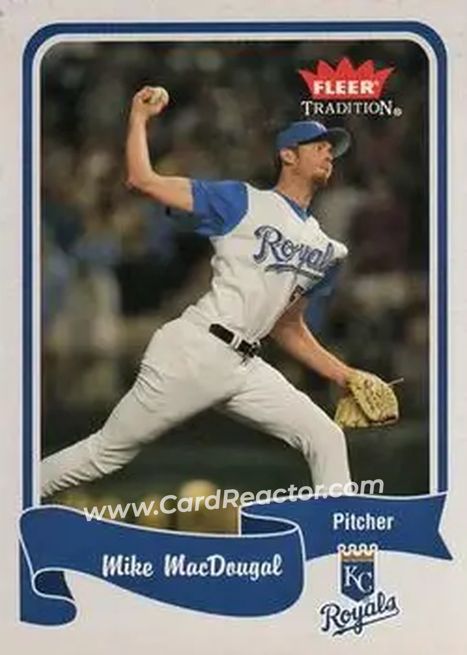 2004 Fleer Tradition #433 - Mike MacDougal - Kansas City Royals - Front