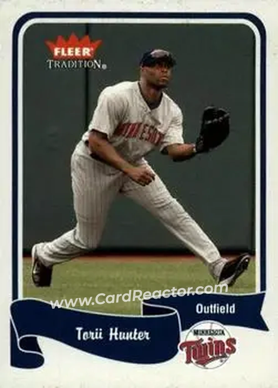2004 Fleer Tradition #435 - Torii Hunter - Minnesota Twins - Front