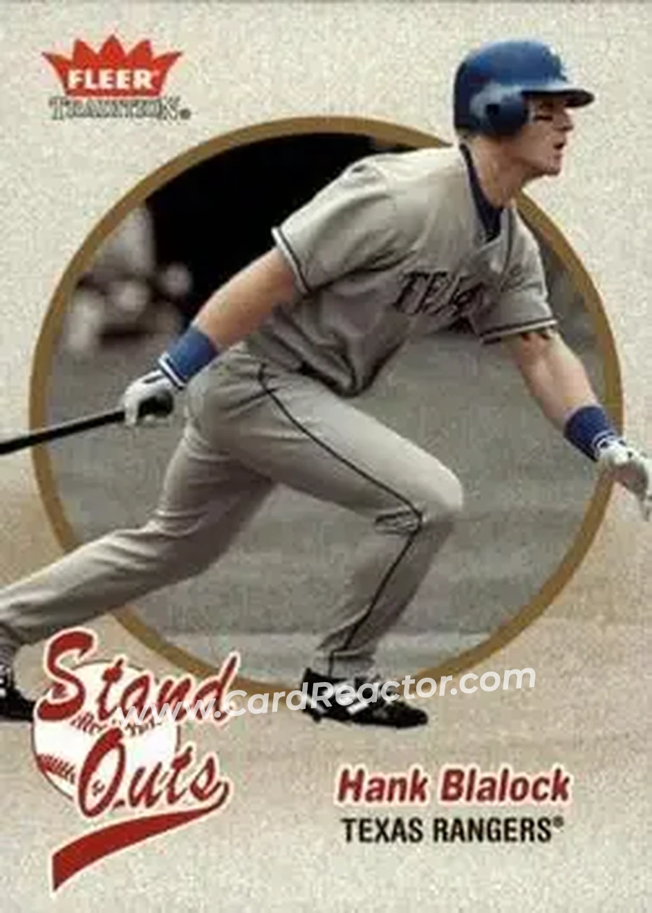 2004 Fleer Tradition #457 - Hank Blalock - Texas Rangers - Front