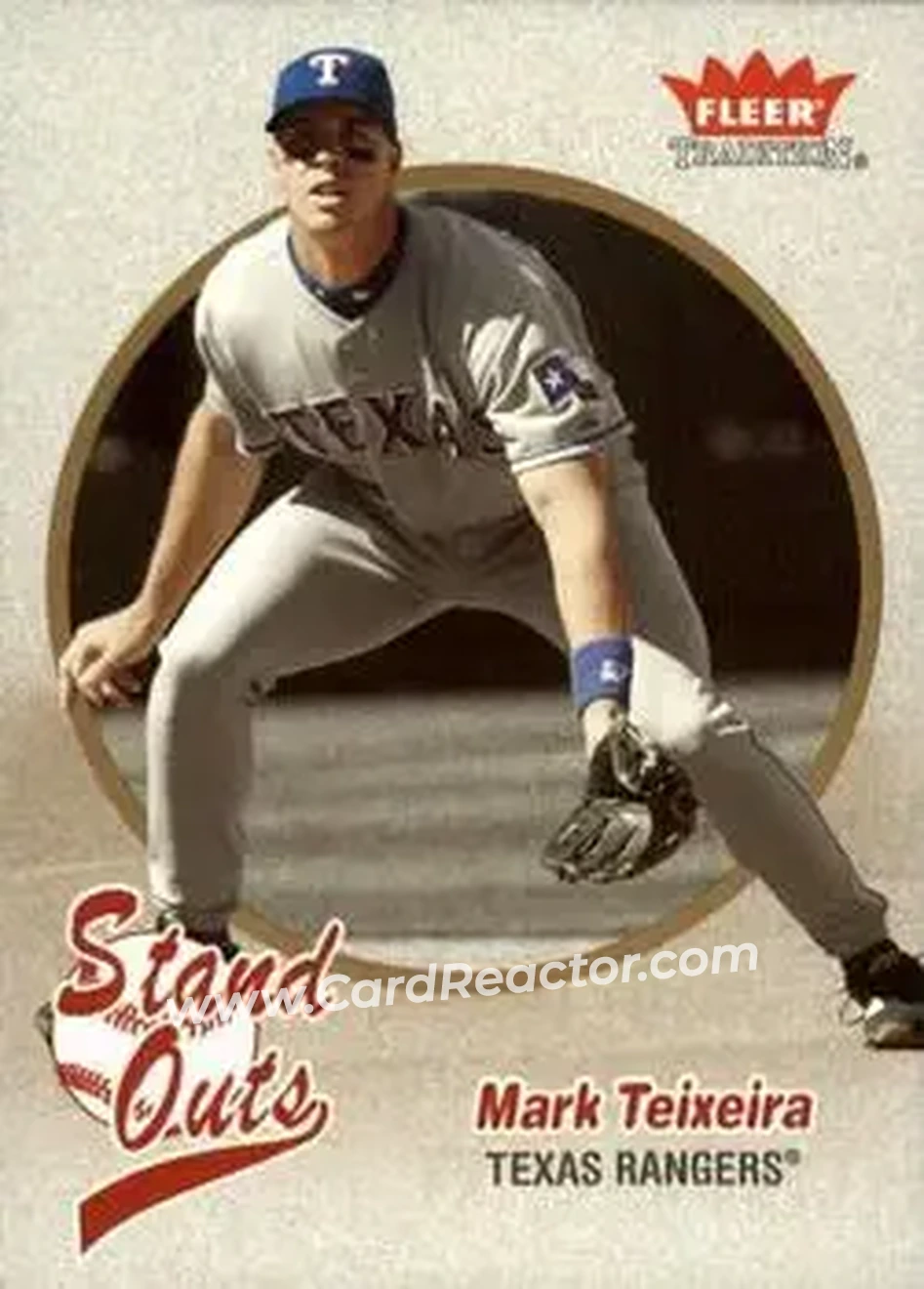 2004 Fleer Tradition #458 - Mark Teixeira - Texas Rangers - Front