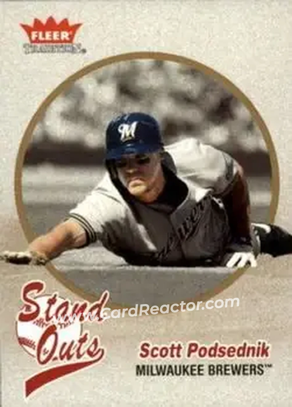 2004 Fleer Tradition #460 - Scott Podsednik - Milwaukee Brewers - Front