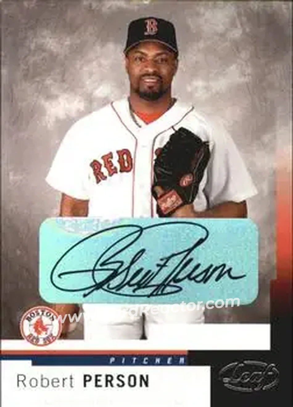 2004 Leaf - Autographs #14 - Robert Person - Boston Red Sox - Front