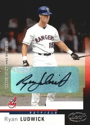 2004 Leaf - Autographs #25 - Ryan Ludwick - Cleveland Indians