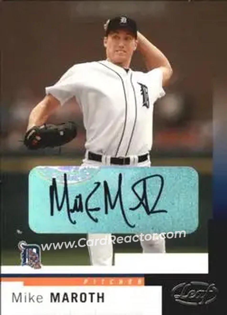 2004 Leaf - Autographs #33 - Mike Maroth - Detroit Tigers - Front 2004 Leaf - Autographs #33 - Mike Maroth - Detroit Tigers - Front