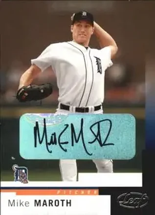 2004 Leaf #33 Autographs Mike Maroth