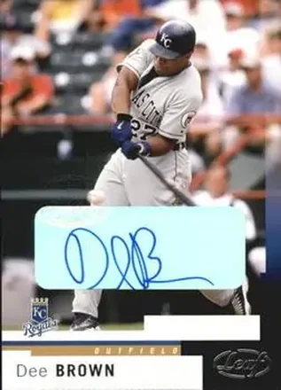 2004 Leaf #41 Autographs Dee Brown