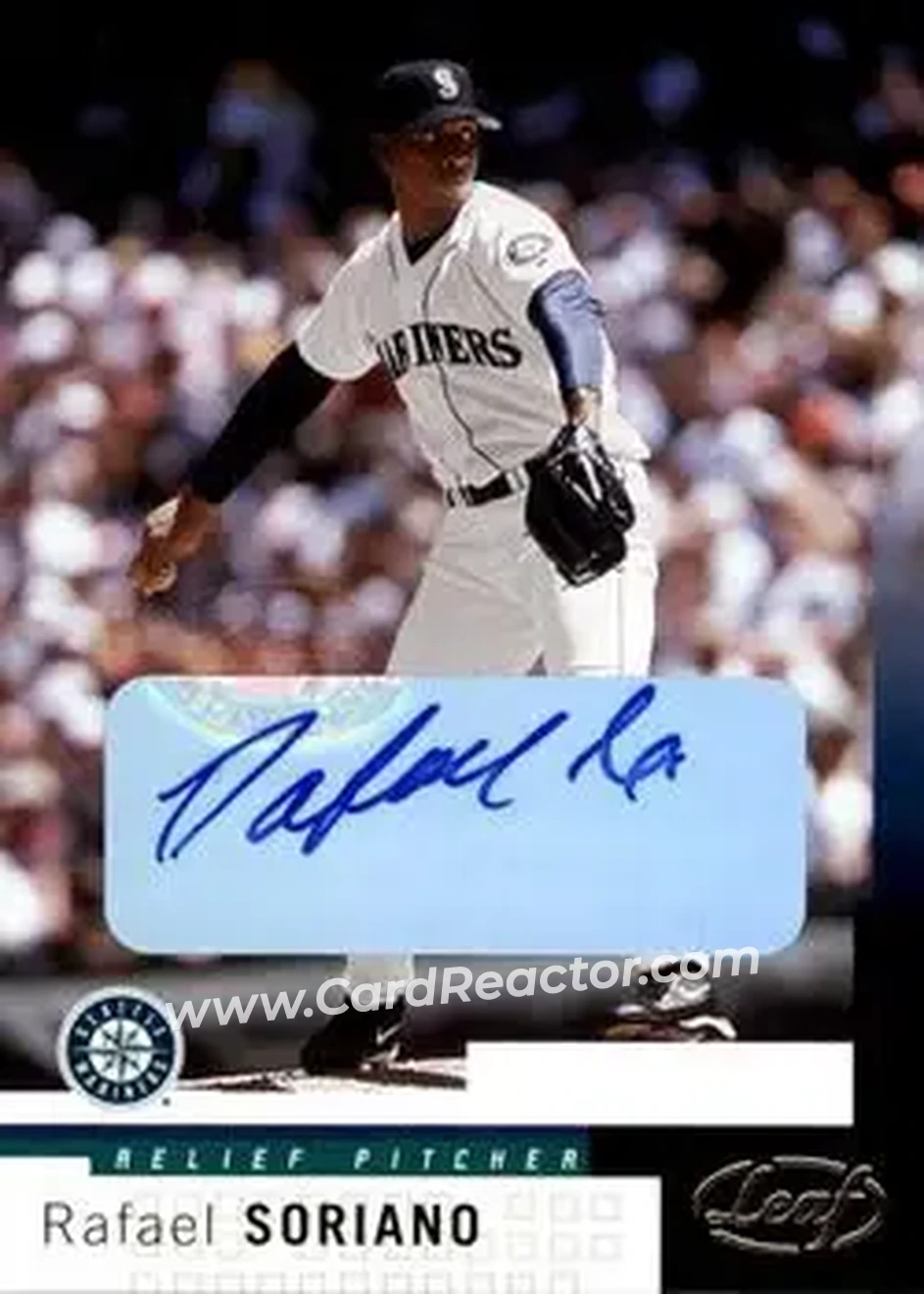 2004 Leaf - Autographs #76 - Rafael Soriano - Seattle Mariners - Front