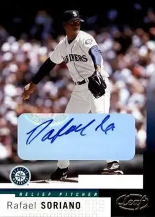 2004 Leaf #76 Autographs Rafael Soriano