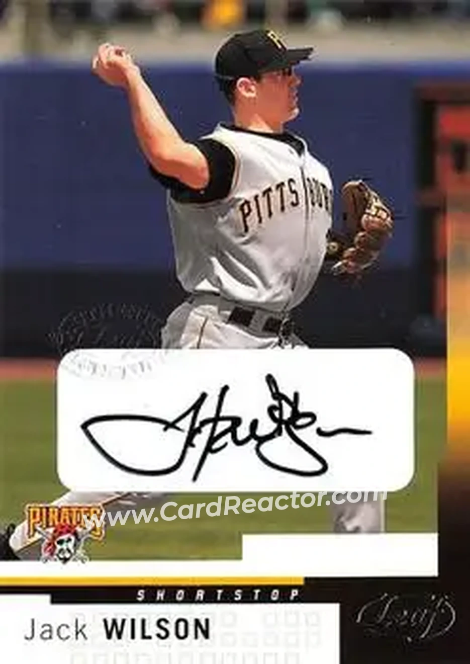 2004 Leaf - Autographs #176 - Jack Wilson - Pittsburgh Pirates - Front