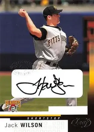 2004 Leaf - Autographs #176 - Jack Wilson - Pittsburgh Pirates