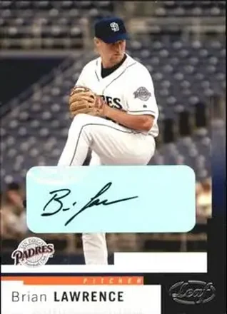 2004 Leaf - Autographs #189 - Brian Lawrence - San Diego Padres