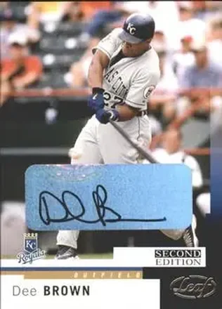 2004 Leaf #41 Autographs Second Edition Dee Brown