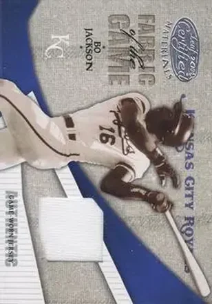 2004 Leaf Certified Materials - Fabric of the Game #FG-12 - Bo Jackson - Kansas City Royals