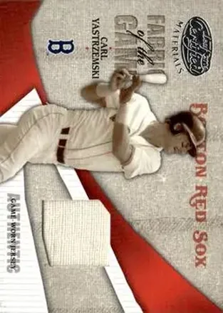 2004 Leaf Certified Materials #FG-18 Fabric of the Game Carl Yastrzemski