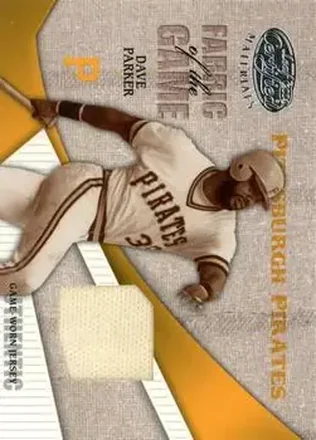 2004 Leaf Certified Materials - Fabric of the Game #FG-24 - Dave Parker - Pittsburgh Pirates