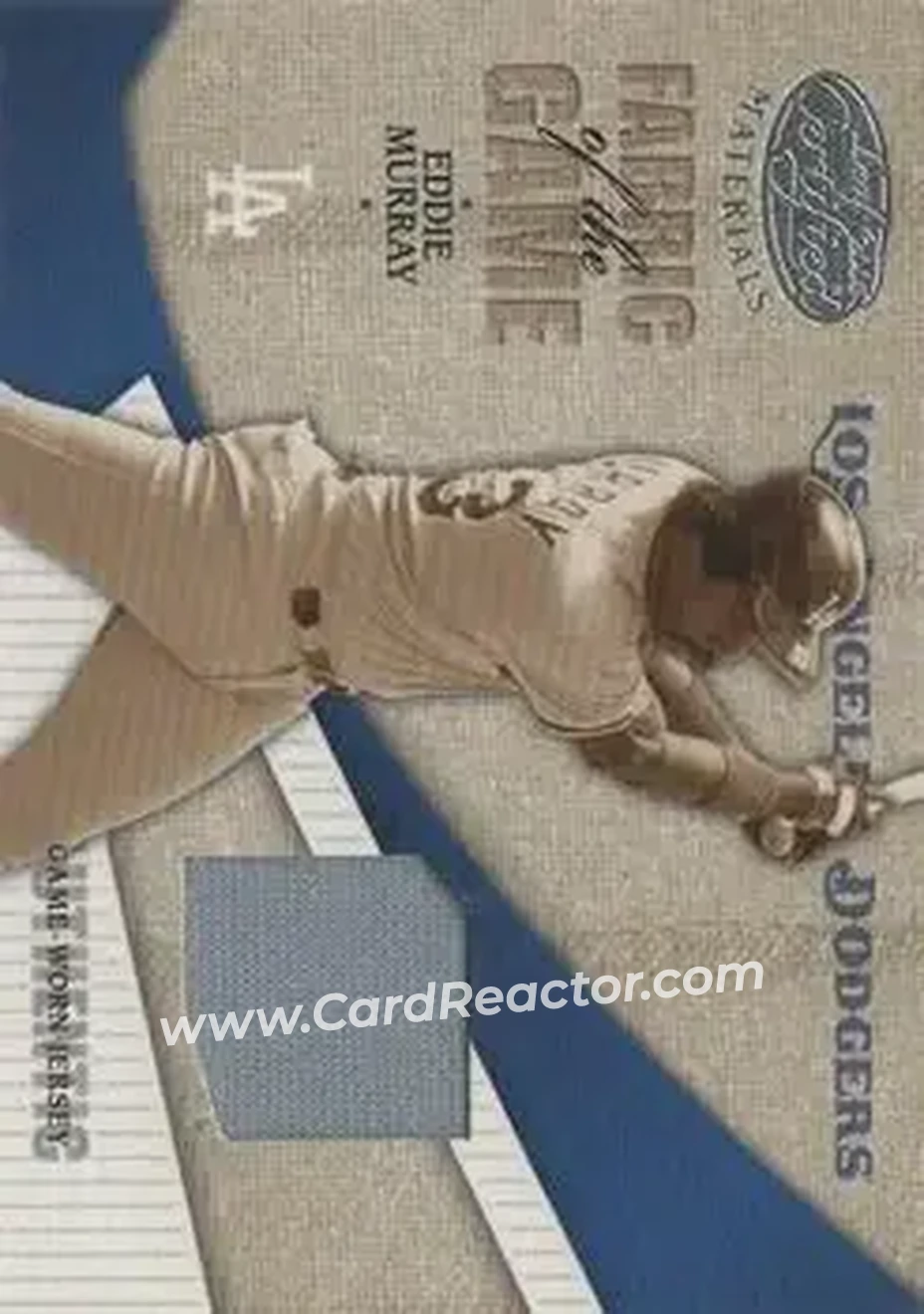 2004 Leaf Certified Materials - Fabric of the Game #FG-37 - Eddie Murray - Los Angeles Dodgers - Front
