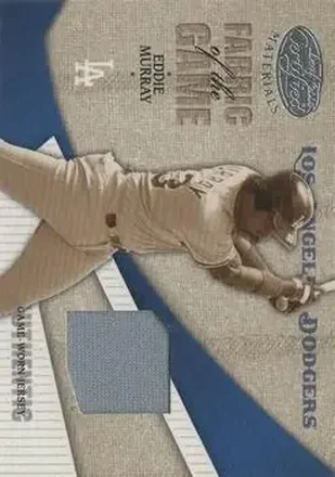 2004 Leaf Certified Materials - Fabric of the Game #FG-37 - Eddie Murray - Los Angeles Dodgers