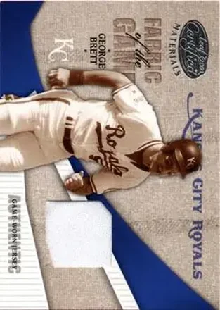 2004 Leaf Certified Materials - Fabric of the Game #FG-47 - George Brett - Kansas City Royals