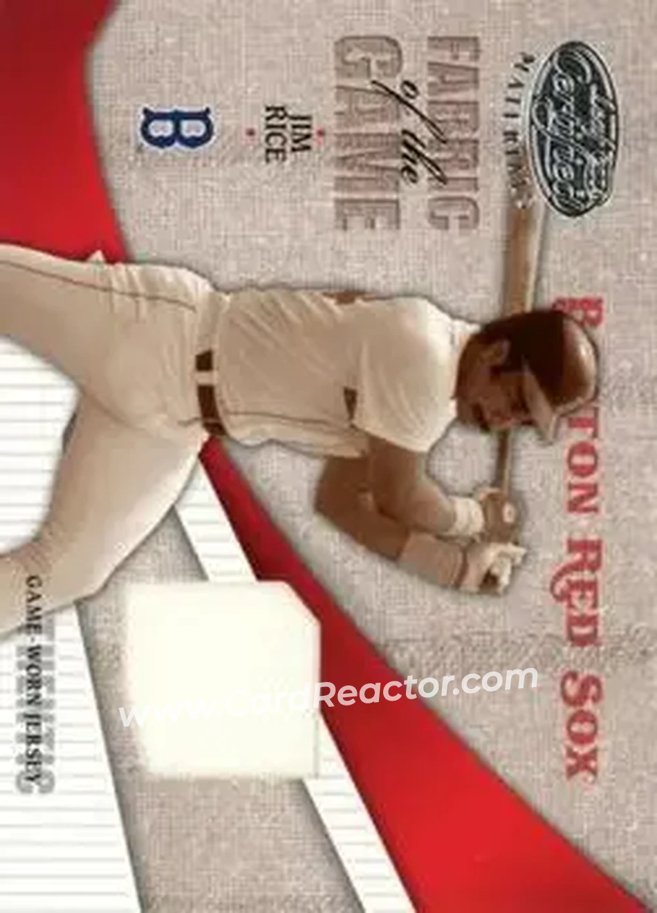 2004 Leaf Certified Materials - Fabric of the Game #FG-58 - Jim Rice - Boston Red Sox - Front