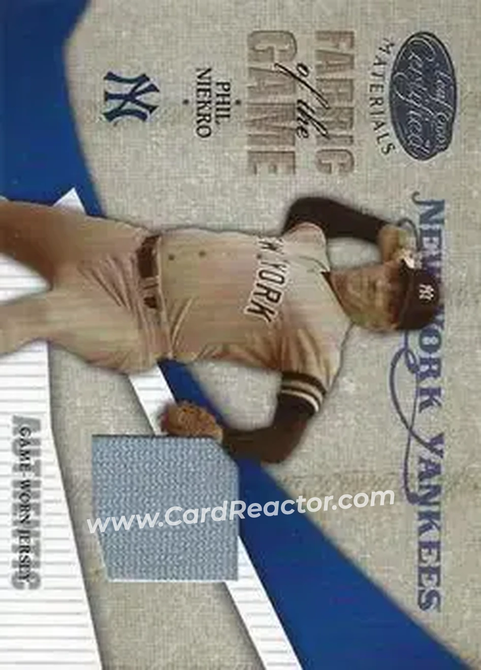 2004 Leaf Certified Materials - Fabric of the Game #FG-91 - Phil Niekro - New York Yankees - Front