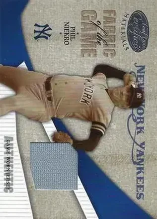 2004 Leaf Certified Materials - Fabric of the Game #FG-91 - Phil Niekro - New York Yankees