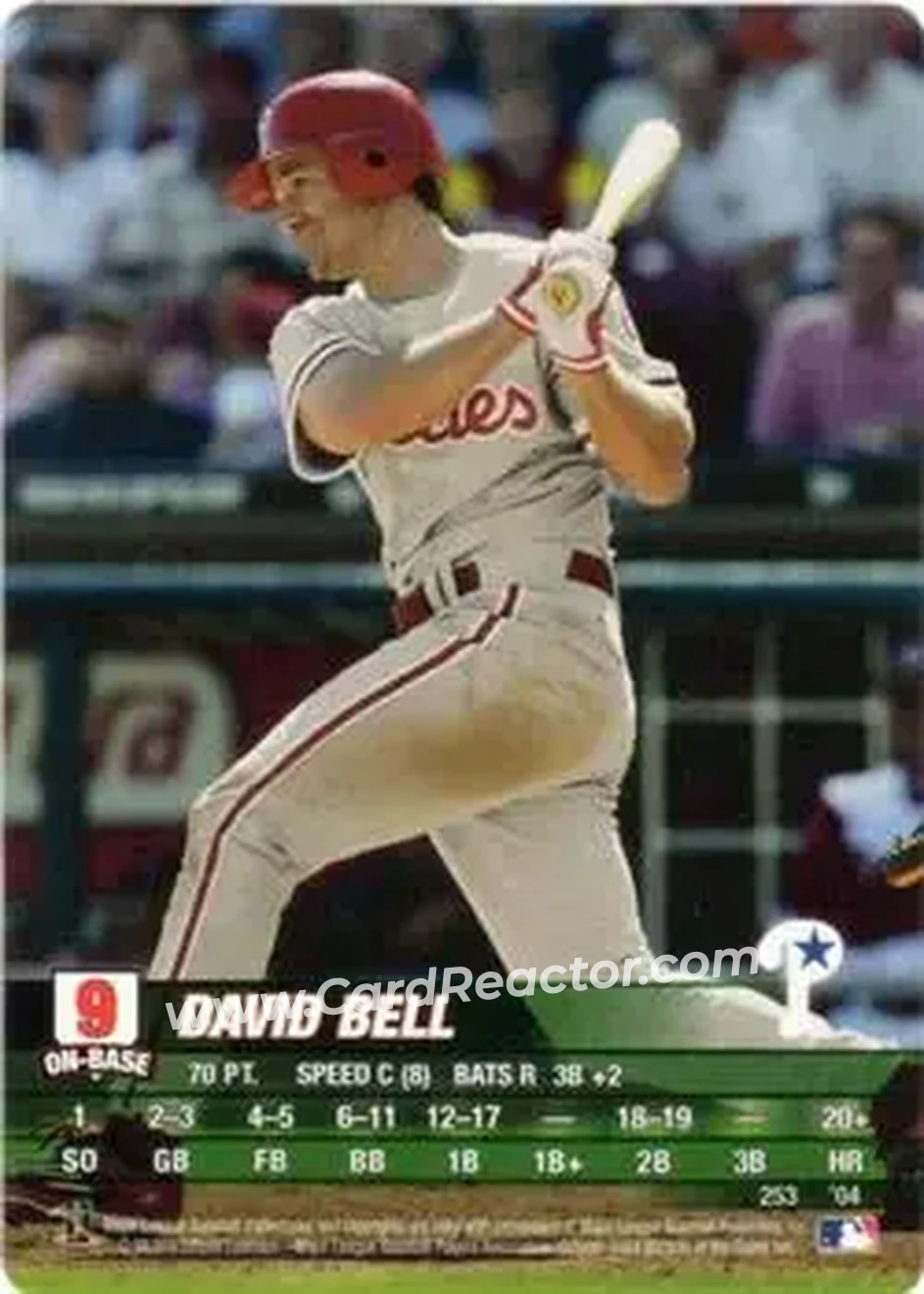 2004 MLB Showdown #253 - David Bell - Philadelphia Phillies - Front 2004 MLB Showdown #253 - David Bell - Philadelphia Phillies - Front