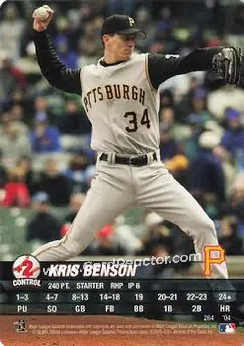 2004 MLB Showdown #264 - Kris Benson - Pittsburgh Pirates - Front 2004 MLB Showdown #264 - Kris Benson - Pittsburgh Pirates - Front