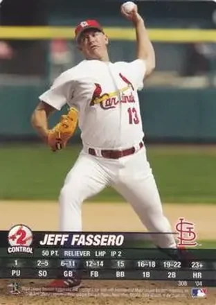 2004 MLB Showdown #308 - Jeff Fassero - St. Louis Cardinals
