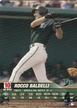 2004 MLB Showdown #318 - Rocco Baldelli - Tampa Bay Devil Rays