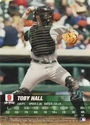 2004 MLB Showdown #321 - Toby Hall - Tampa Bay Devil Rays