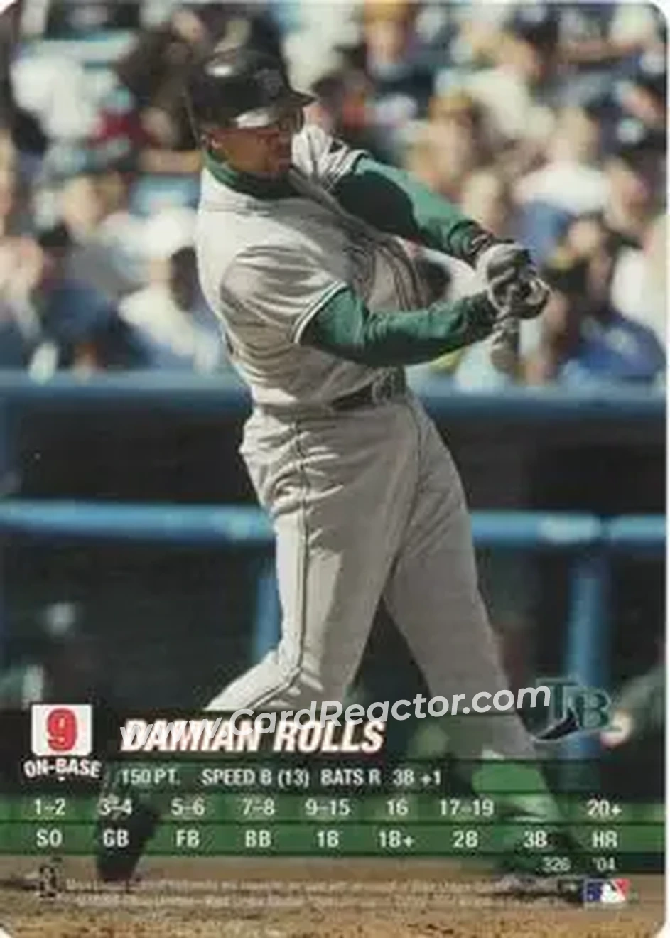 2004 MLB Showdown #326 - Damian Rolls - Tampa Bay Devil Rays - Front 2004 MLB Showdown #326 - Damian Rolls - Tampa Bay Devil Rays - Front