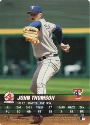 2004 MLB Showdown #335 - John Thomson - Texas Rangers