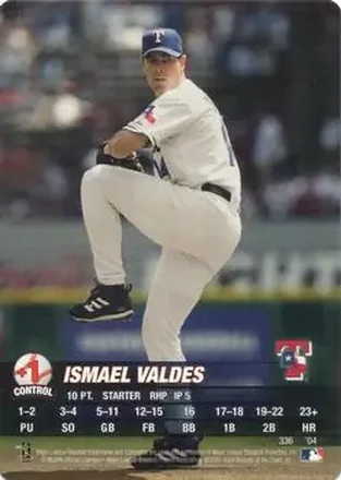 2004 MLB Showdown #336 - Ismael Valdez - Texas Rangers