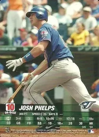 2004 MLB Showdown #345 - Josh Phelps - Toronto Blue Jays